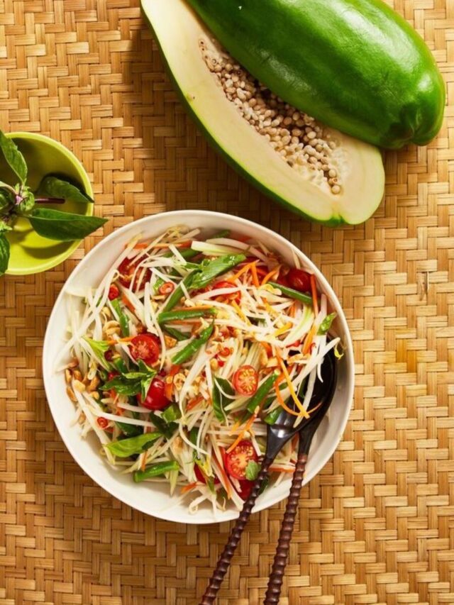 5 Health Benefits Of Eating Green Papaya Salad